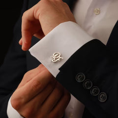Initial Letter Custom Cufflinks - Giva
