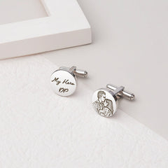 Personalised Photo Engraved Cufflinks - Giva