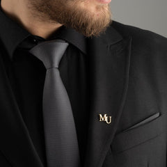 Personalized Initial Letters Brooch, Bride - Groomsmen - Giva