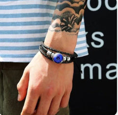 Custom Zodiac Sign Birth Constellation Bracelet