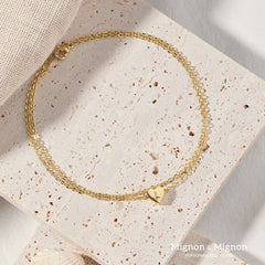 Personalized Anklets for Women Ankle Jewelry Gift for Her Initial Foot Bracelet Birthday Gift for Her Dainty Heart Summer Beach Jewelry