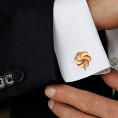 New Design Simple Floral Cufflinks For Groom , Weddings Cufflinks