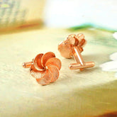 New Design Simple Floral Cufflinks For Groom , Weddings Cufflinks