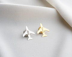 Personalized Name Airplane Brooch