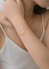 Minimalist Custom Name Bracelet in Gold / Silver / Rose Gold Personalized Couples Bff Friendship Customized Chain Bracelet Name Bracelets