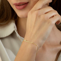 Name Bracelet, Nameplate Bracelet, Personalize Name Bracelet, Custom Name Bracelet, Personalized Jewelry, Christmas Gift, Mama Gift