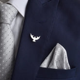 Stylish Classic Phoenix Bird Brooch for Blazers