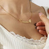 Engraved Stethoscope Name Charm Necklace