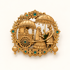 Traditional Royal Wedding Procession Brooch