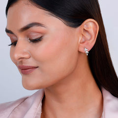 Silver Leaf Earrings