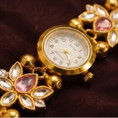 Traditional Gold Designer Watch for Women