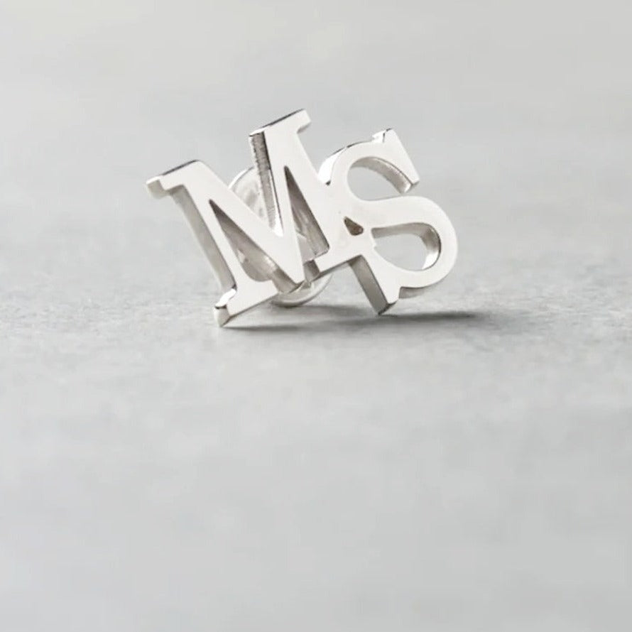Personalized Initial Letter Name Brooch - Giva