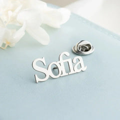 Personalized Nameplate Brooch and Company Name Badge
