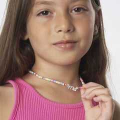 Personalized Rainbow Magic Beads Name Necklace For Children's