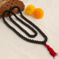 Authentic Divya Karungali Ebony Mala for Meditation (108+1)