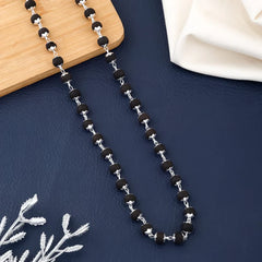 Capped Ebony Karungali Mala + Free Karungali Bracelet (Govt. Approved)