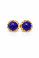 Natural Certified Lapis Lazuli Gemstone Cufflinks For Man