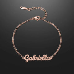 Custom Name Anklet