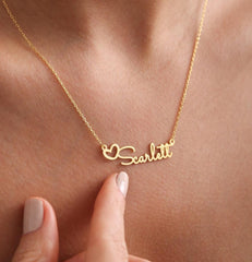 Heart Name Necklace