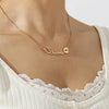 Engraved Stethoscope Name Charm Necklace