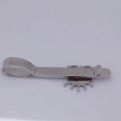 SS Double Initial Tie Pin